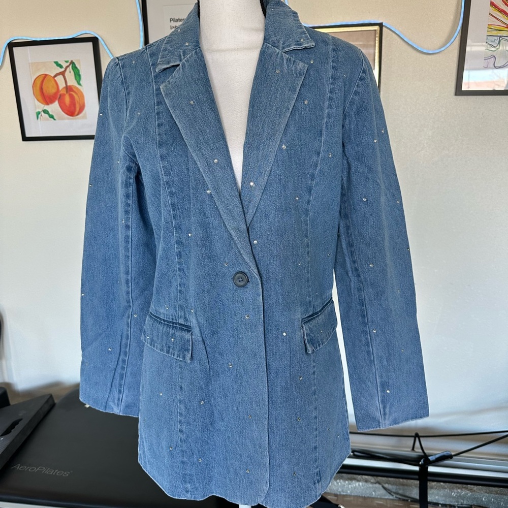 Vintage Blue Denim Women's Jacket